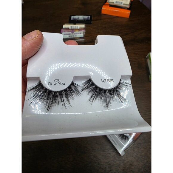 Kiss Lash Drip "Drenched" False Eyelashes Pack Spiky Boosted Volume 3D Drama Wet - Picture 8 of 16
